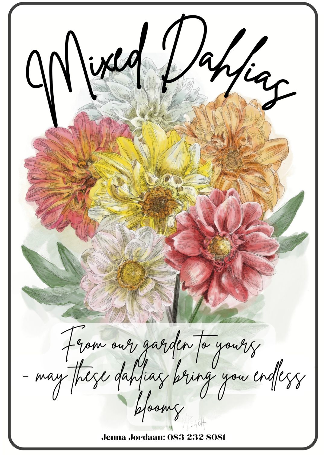 Pretty Posies Dahlia Mic