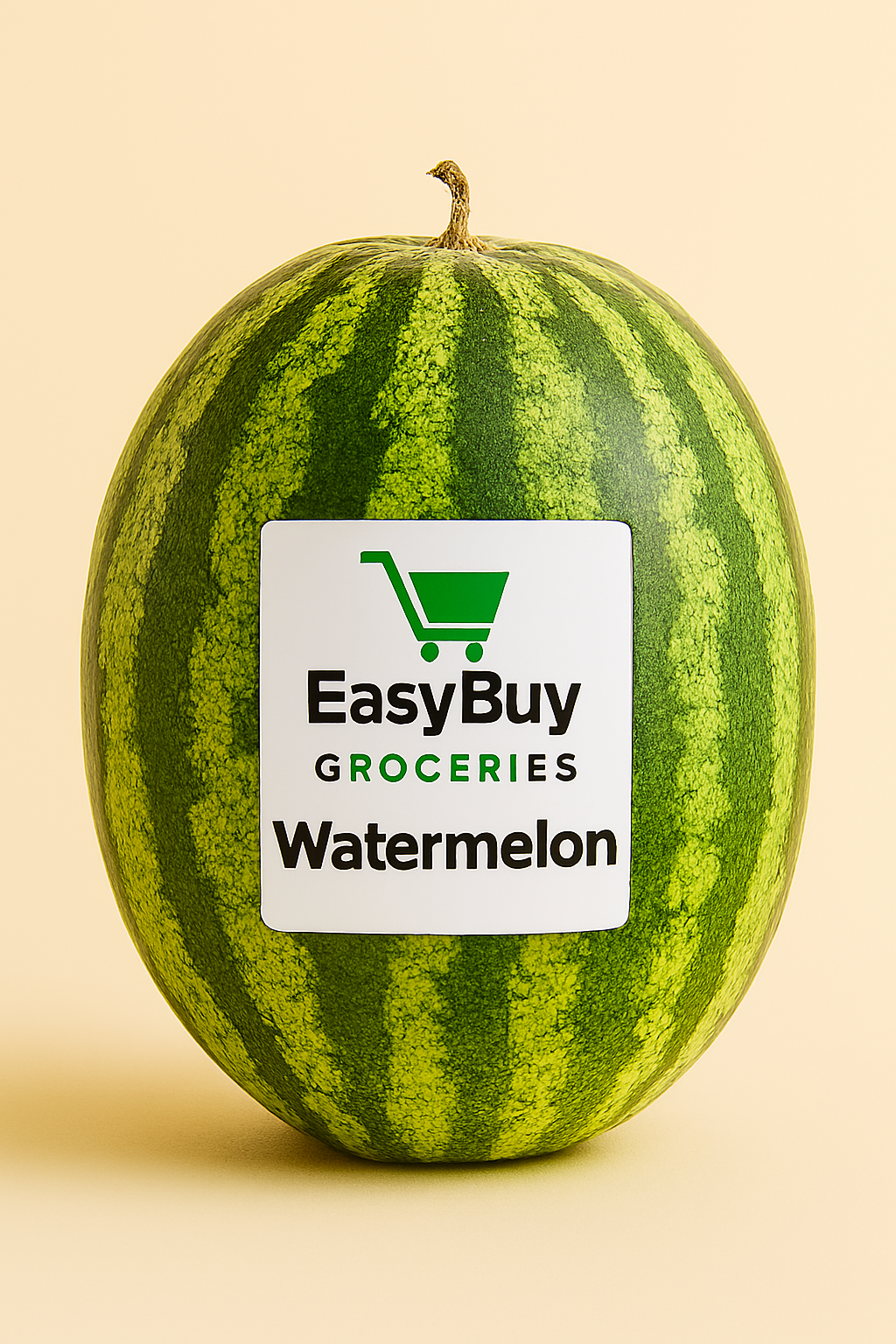 EasyBuy Whole Fresh Watermelon – Branded 1-Unit Pack