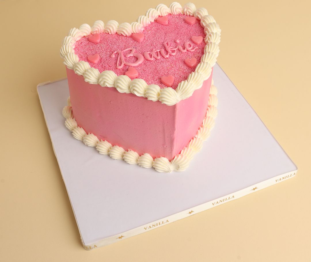 Barbie Heart Cake