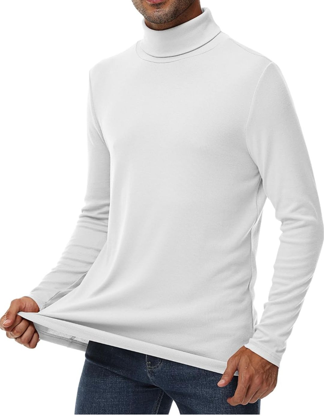 Pullneck white Tshirt 