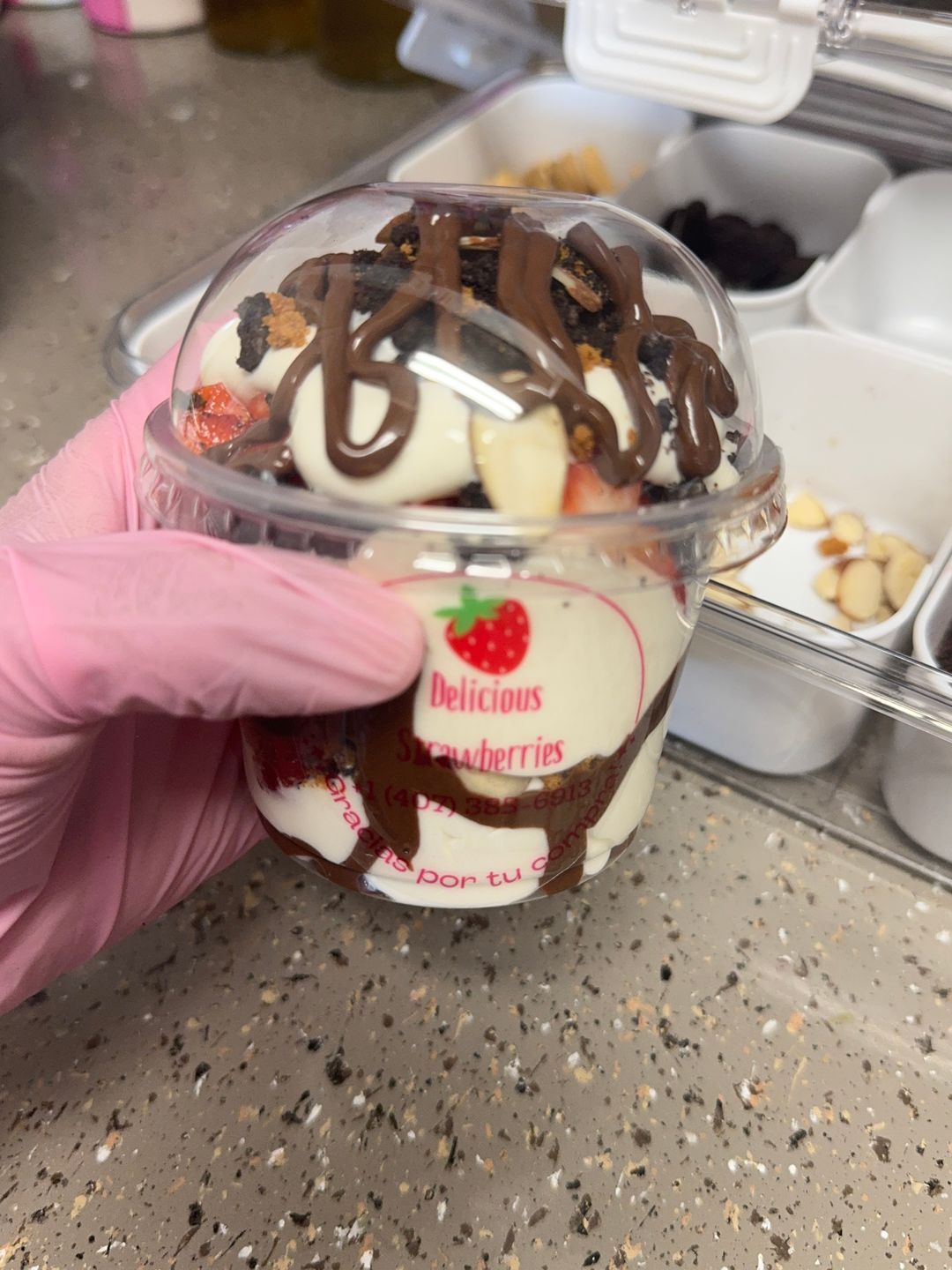 Fresas con crema 