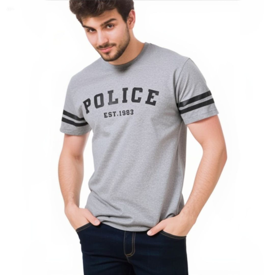 Police Brand Men's T-Shirt | Extra Size 