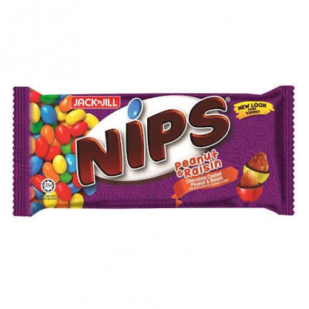 NIPS PEANUT & RAISIN 70G