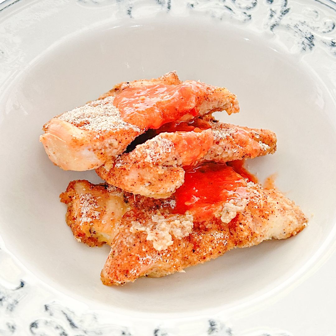 Croquetas de pollo con vegetales