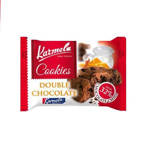 KARMELA COOKIES DOUBLE CHOCO 30G