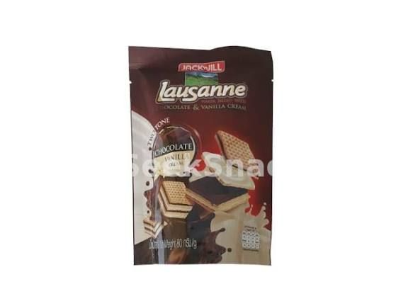 LAUSANNE WAFER CHOC/VANILLA CREAM 70G