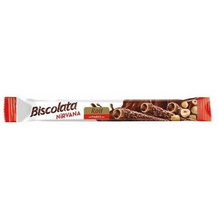 BISCOLATA NIRVANA ROLL 28G