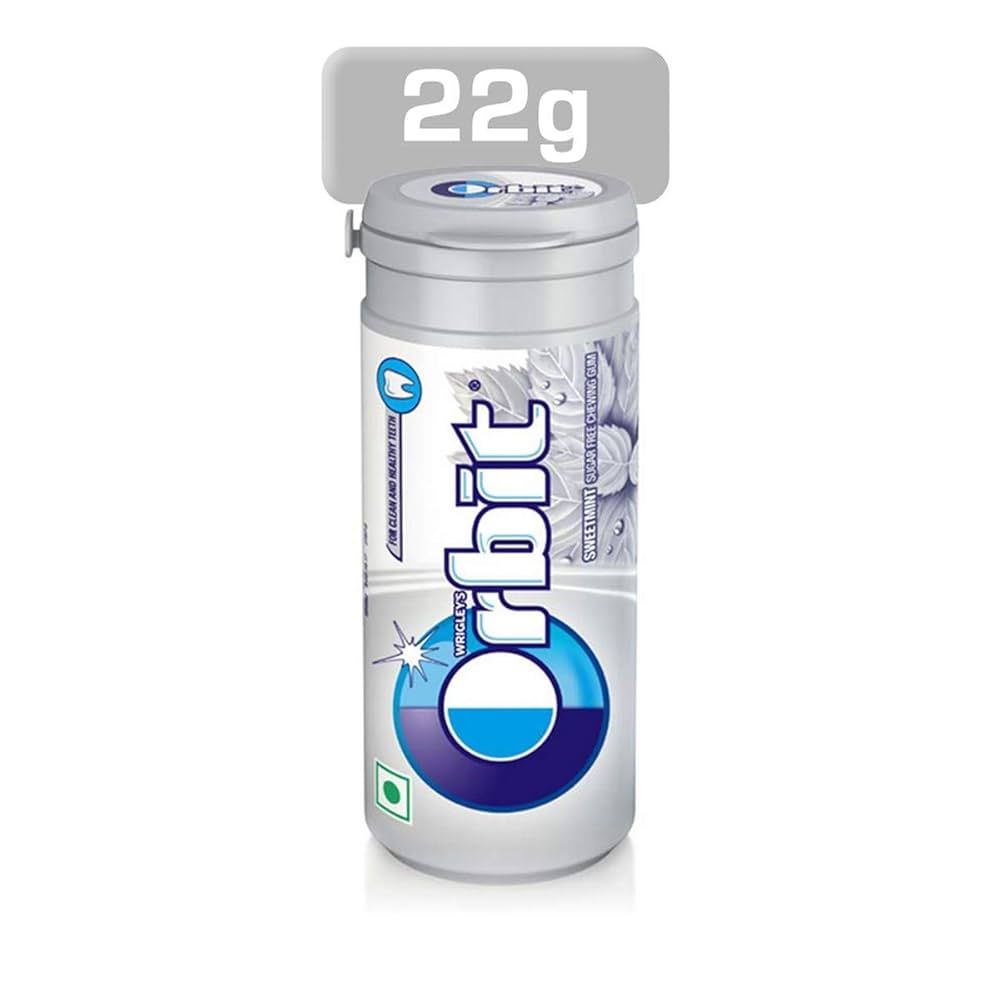 ORBIT CHEWING GUM TUBE 22G SWEETMINT