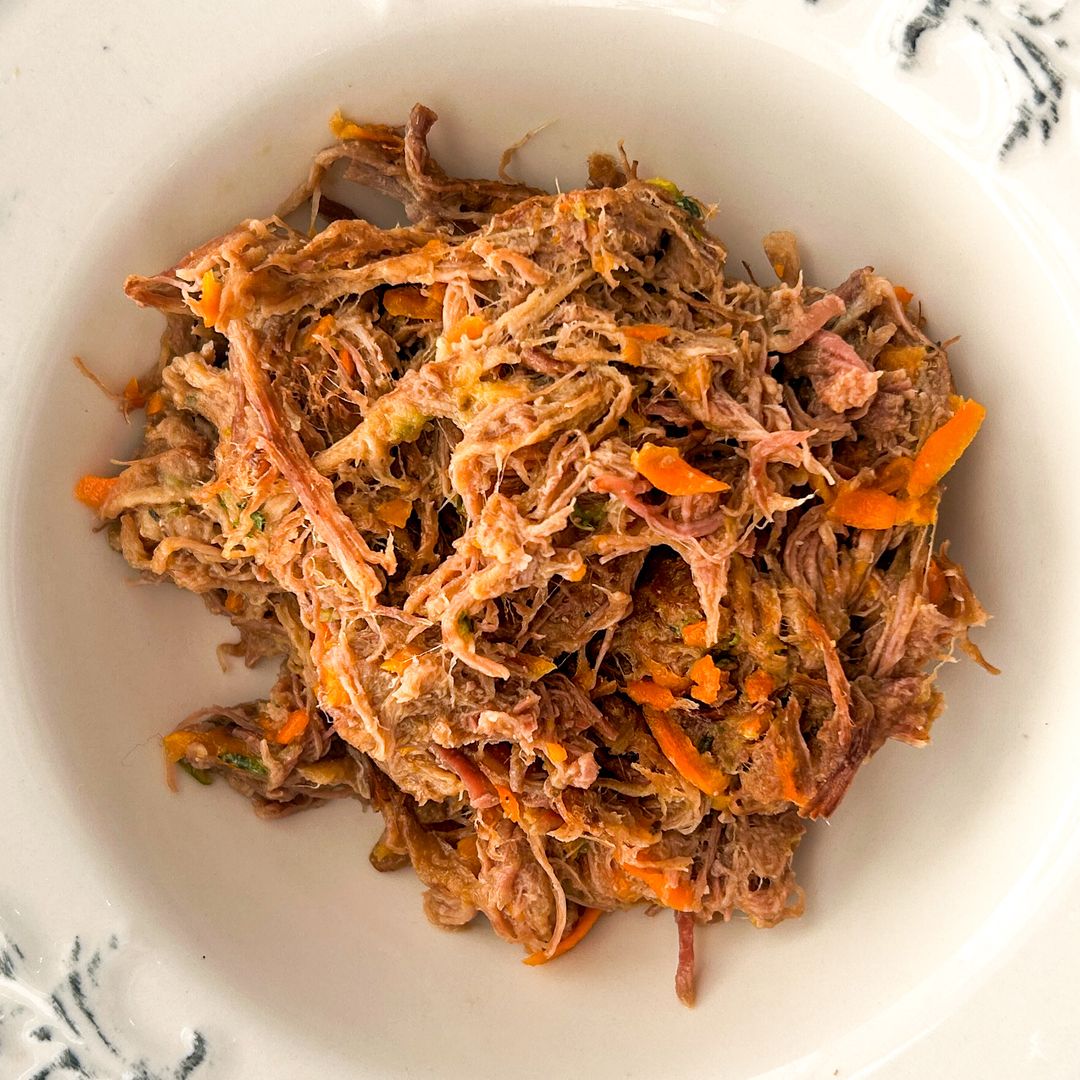 Carne mechada en salsa