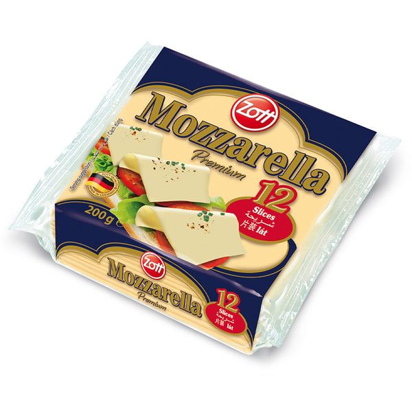 ZOTT CHEESE SLICE 200G MOZZARELLA