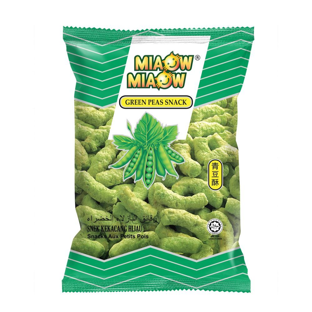 MIAOW MIAOW GREEN PEAS CRACKER 60G