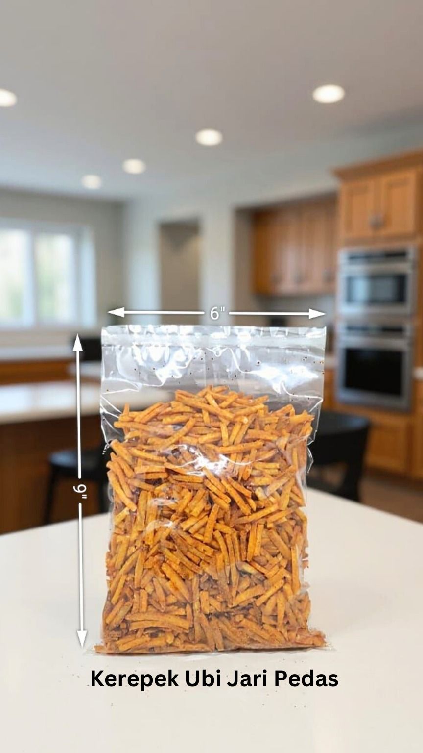 Kerepek Ubi Jari Pedas 180gm