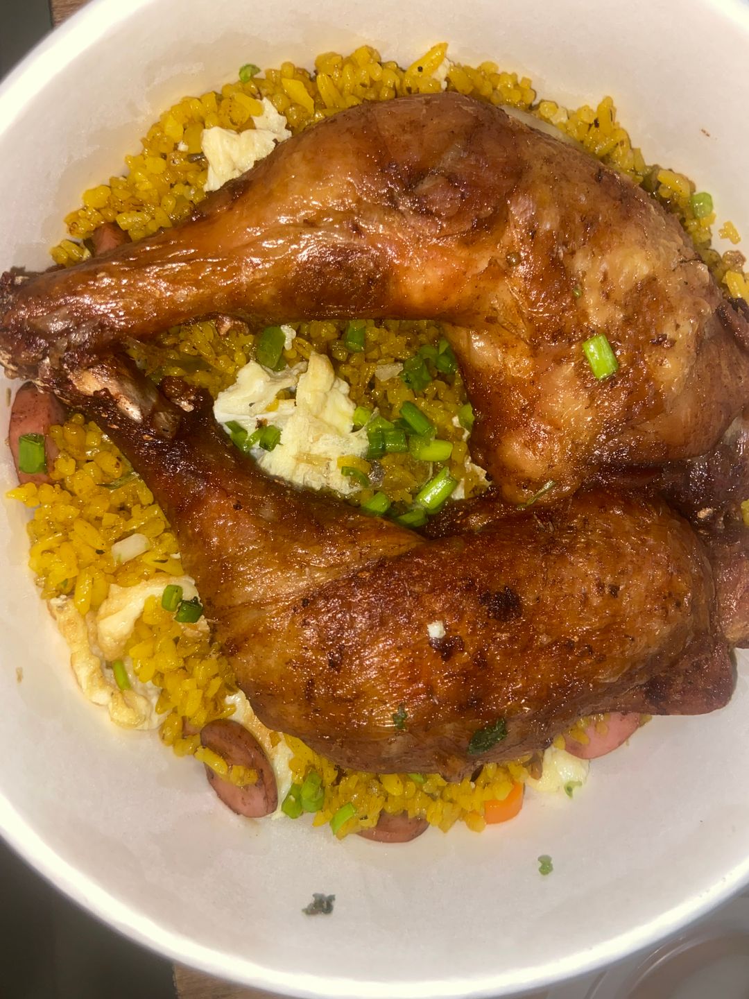 RIZ MASTER 🍚+ 1/4 DE POULET DORÉ 🍗 ✨
