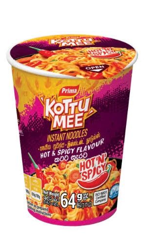 KOTTU MEE CUP NOODLES HOT & SPICY 67G