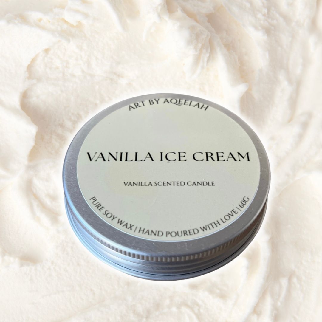 Vanilla Ice Cream Candle