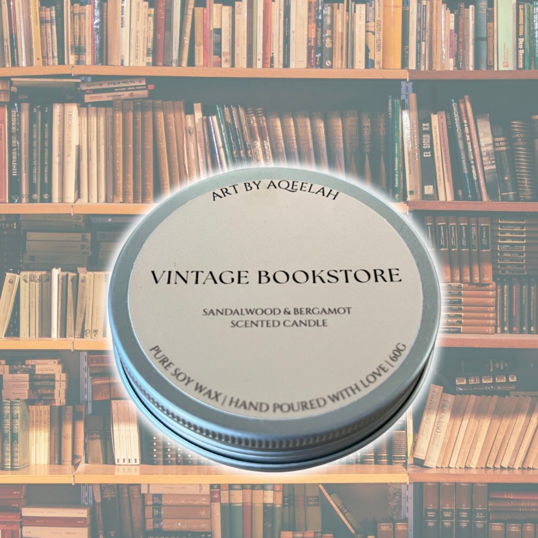 Vintage Bookstore Candle