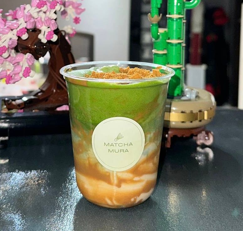 Lotus Biscoff Matcha Foam