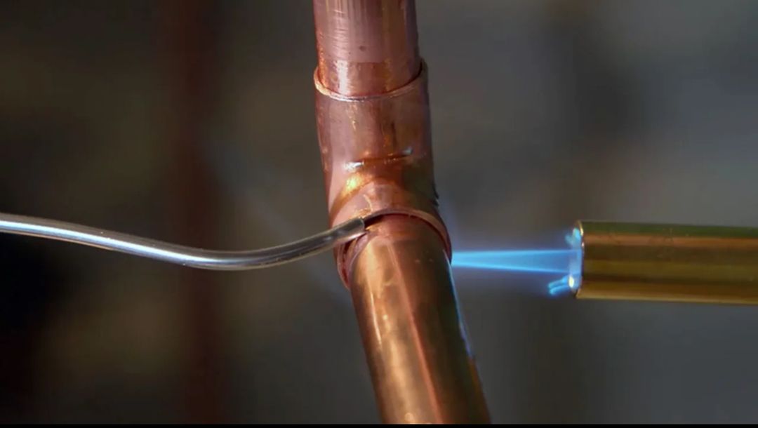 Welding of Copper Pipe Leakage