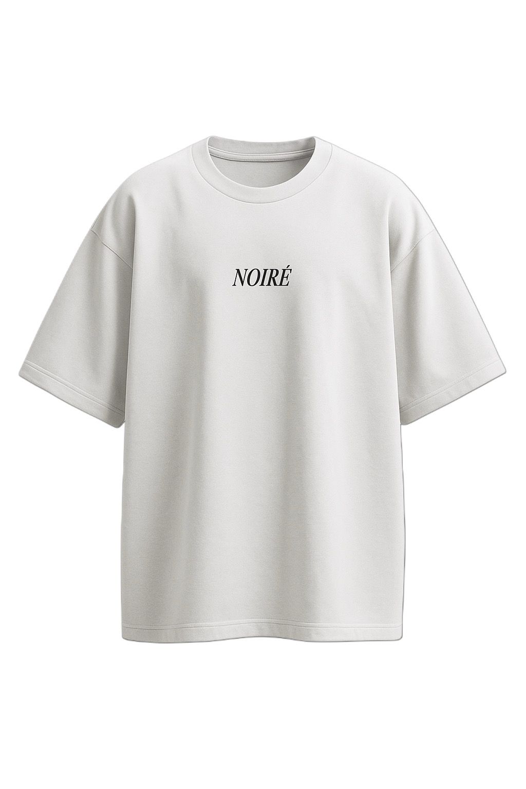NOIRÉ Oversized Shirt With Basic Letters