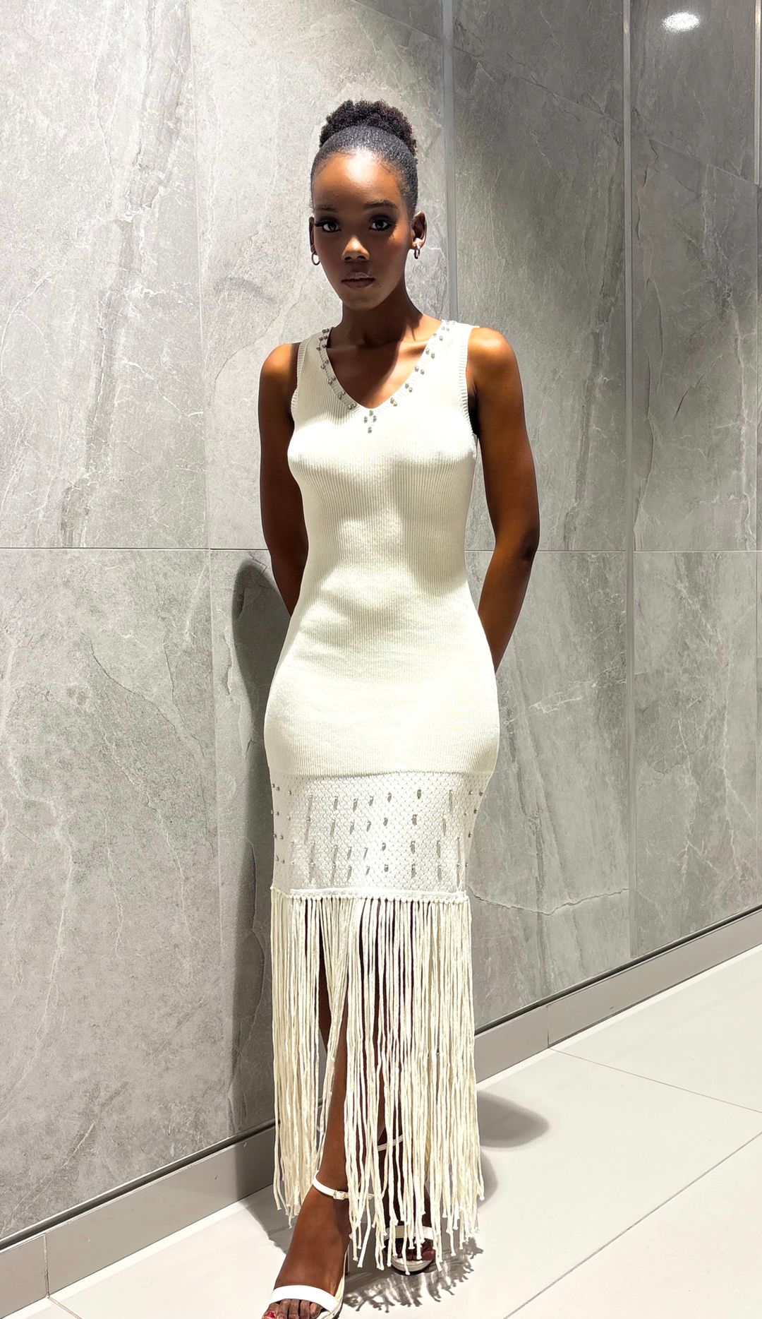 Embellished Taselina bodycon