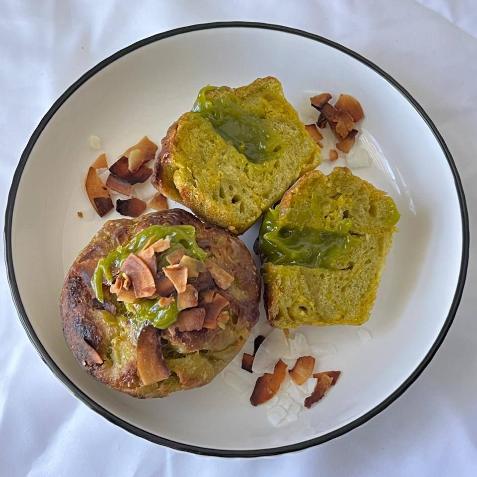 Kaya Focaccia Muffin