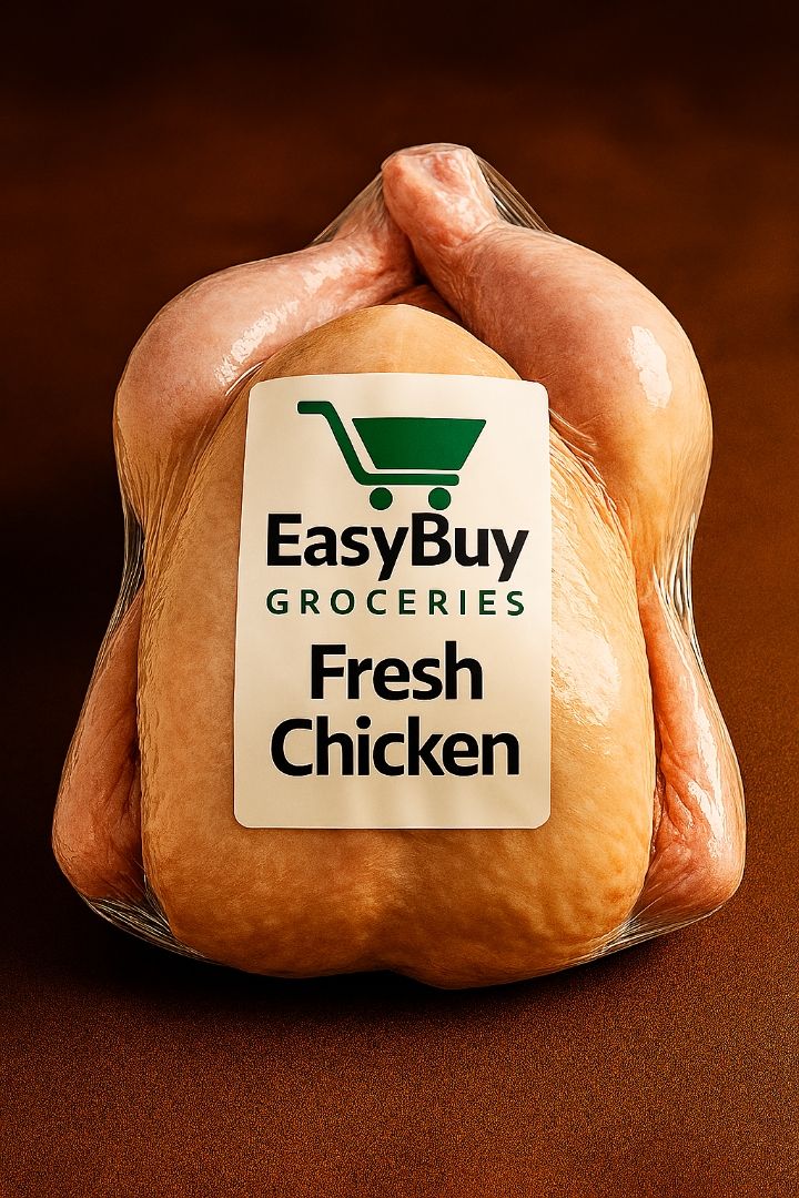 EasyBuy Fresh Whole Chicken – Cleaned & Vacuum-Sealed