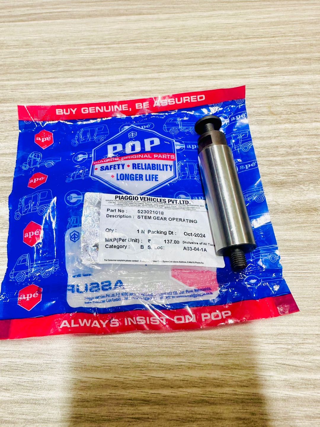 STEM GEAR OPERATING 523021018