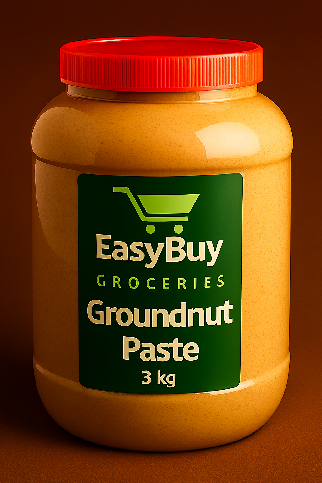 EasyBuy Creamy Groundnut Paste – 3kg Bulk Jar