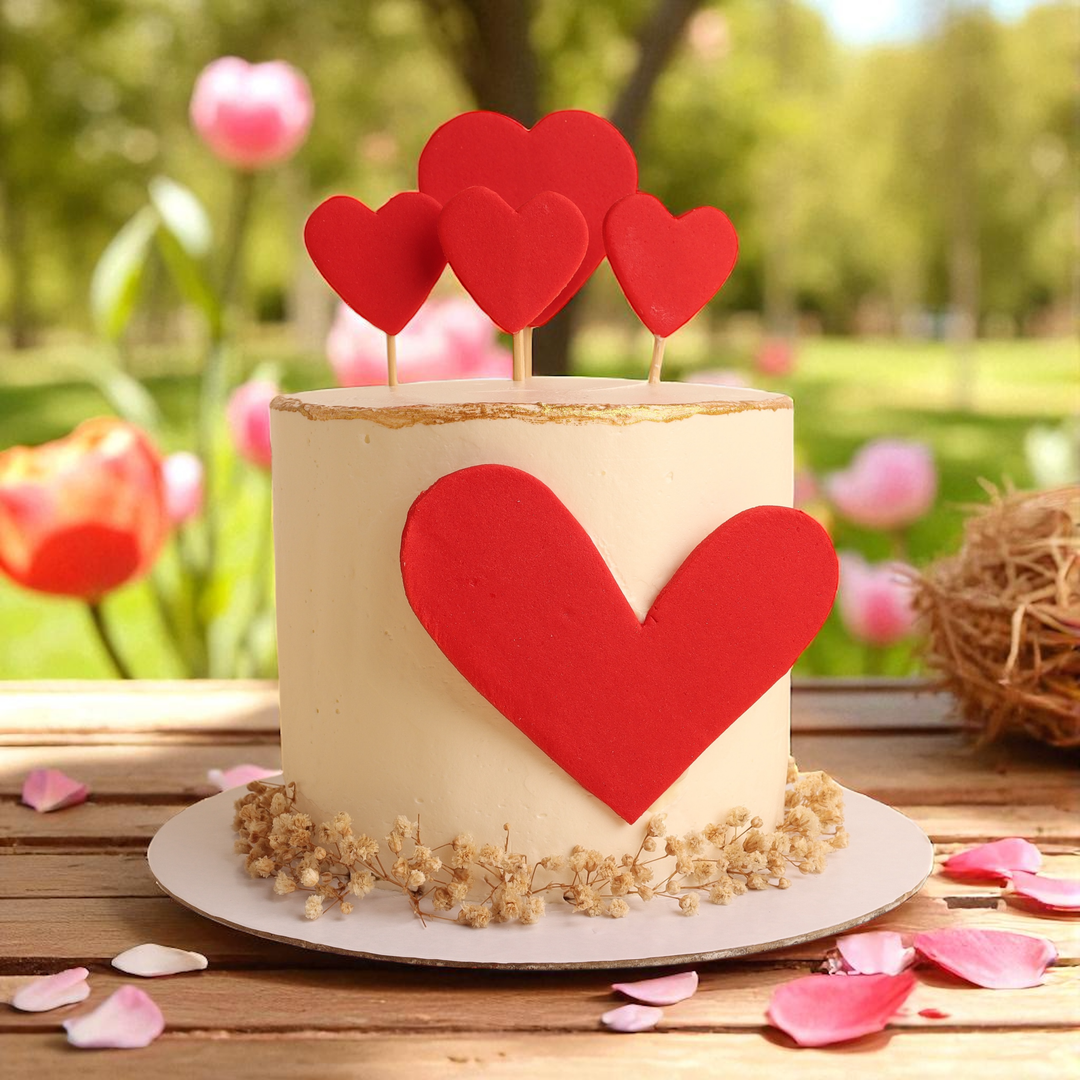 Hearts Cake 6 Inches