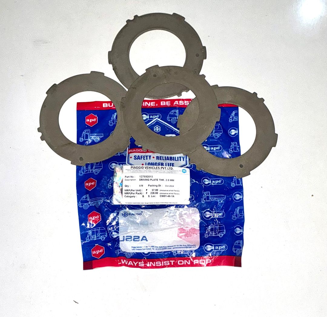 DRIVING PLATE THK 2.0 MM 127692015