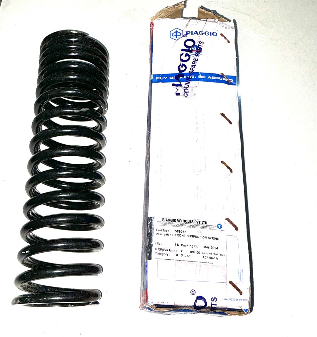 FRONT SUSPENSION SPRING 569255