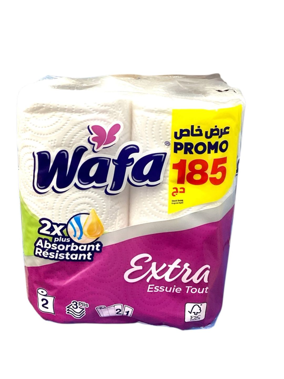 Extra Essuie TOUT Absorbant Resistant WAFA