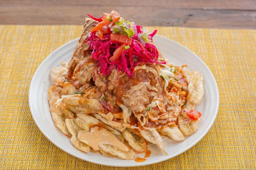 Pollo con Tajadas pechuga