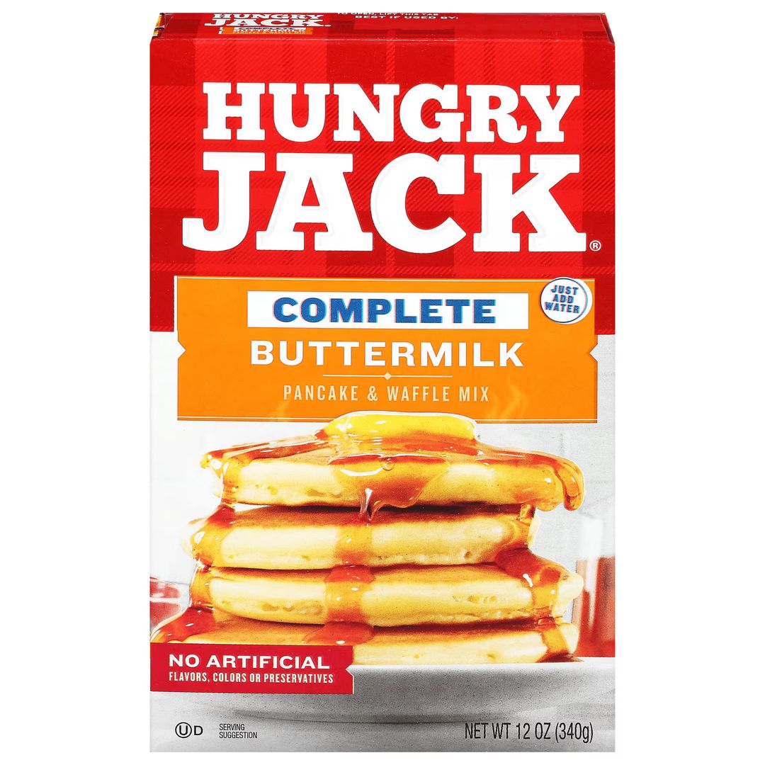  Hungry Jack Complete Buttermilk Pancake & Waffle Mix, 12-oz.