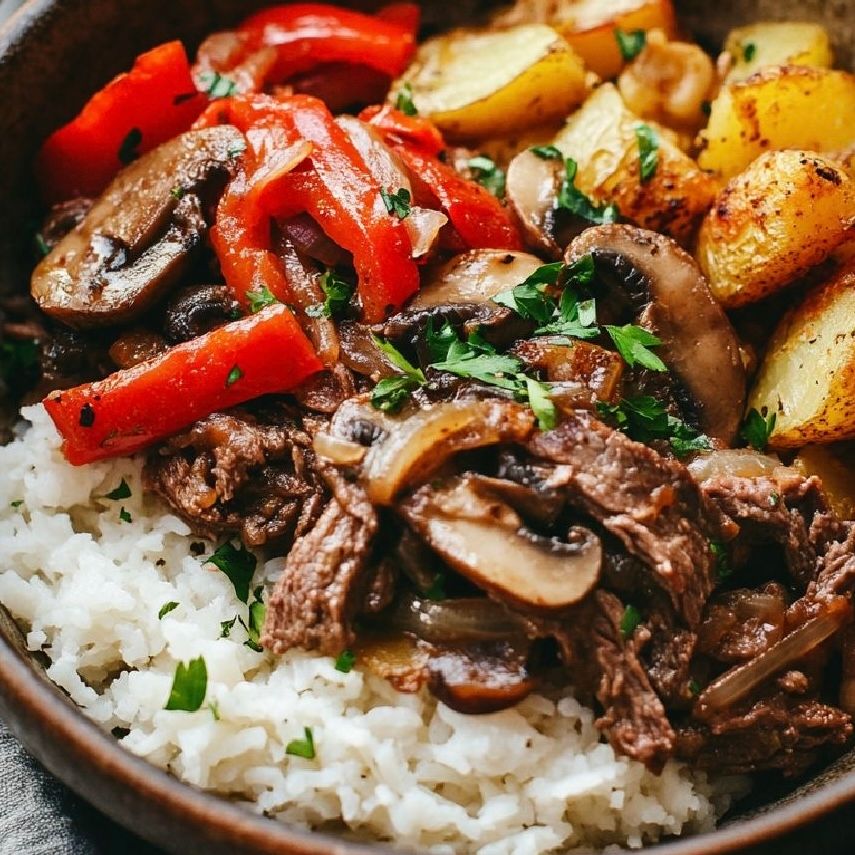 23/10 THURSDAY- PHILLY CHEESE STEAK BOWL