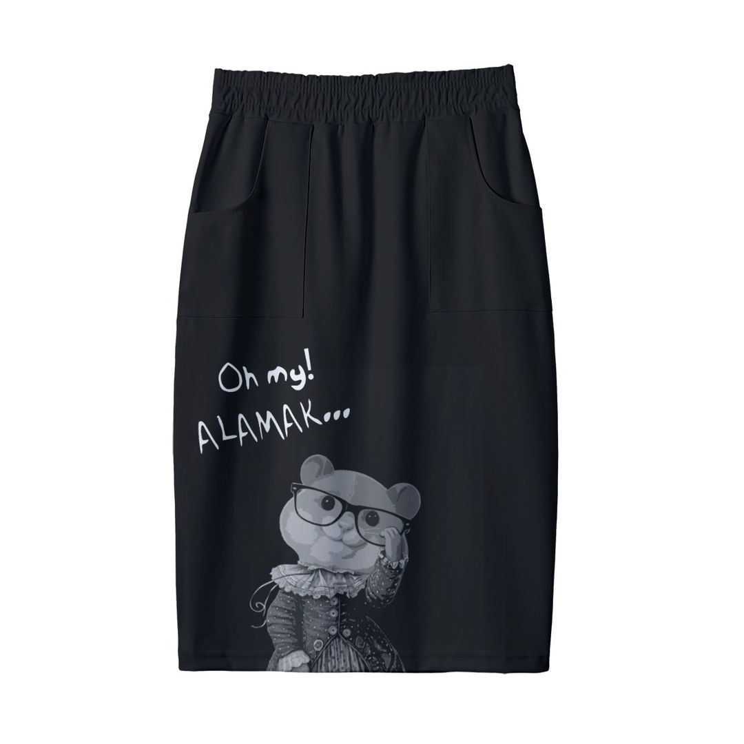 Oh My! Alamak! with Sisi the Hamster — Hip Wrap Skirt