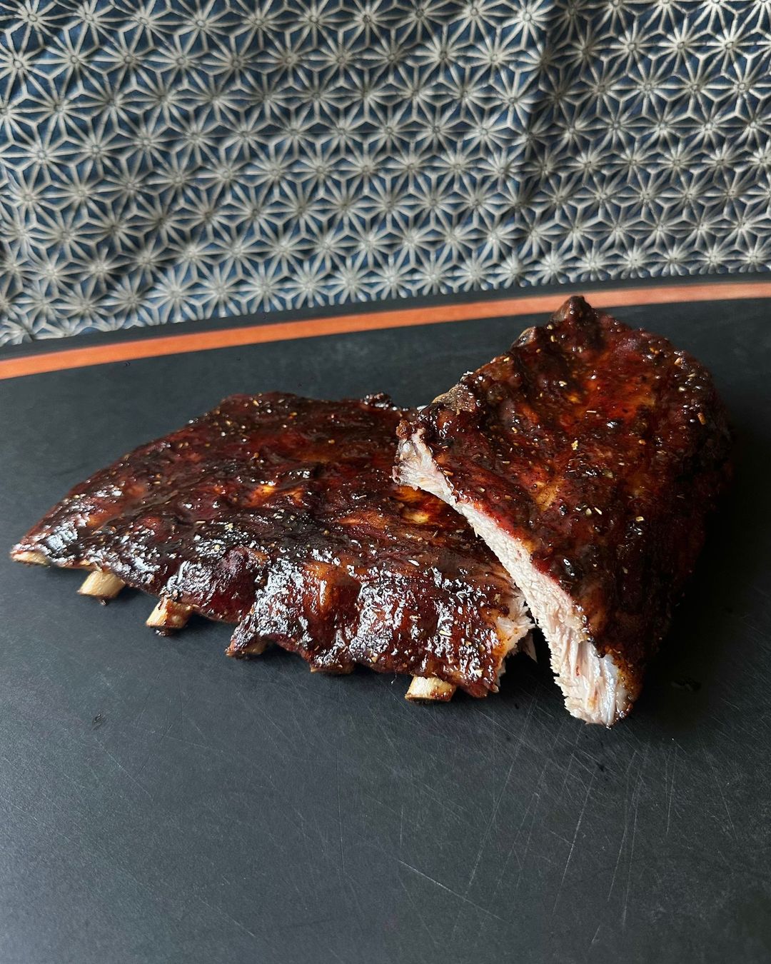 Smoked Duroc Pork Ribs