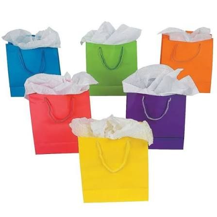 Prefilled BAGS (snacks & drink included)