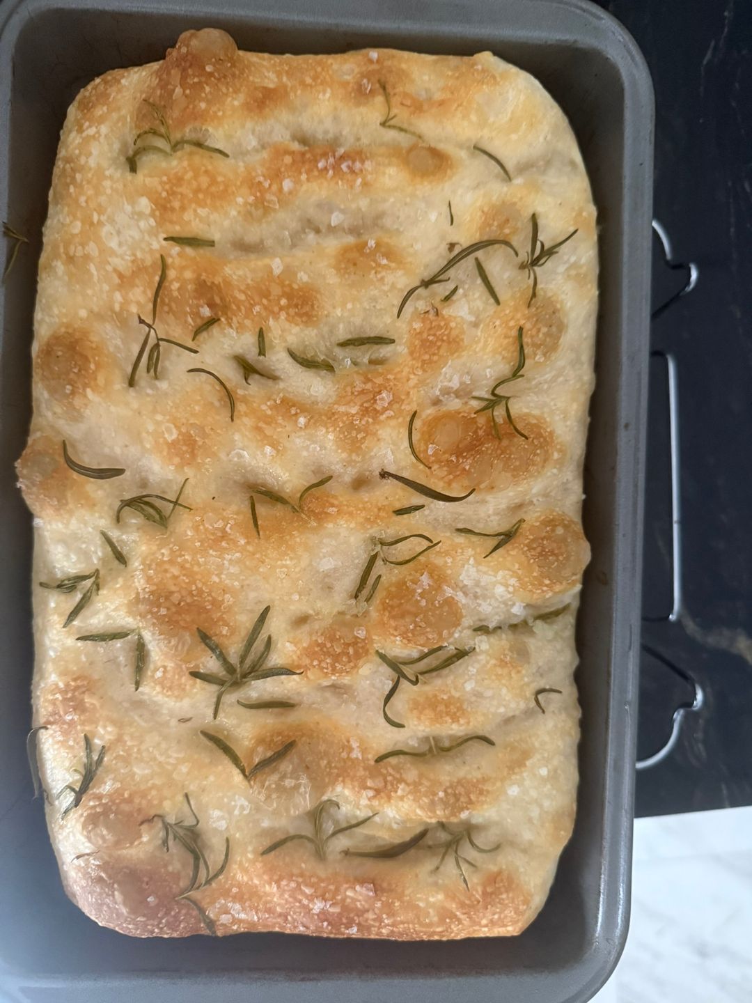Maldon Sea Salt & Rosemary Focaccia