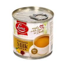 luna evaporated milk karak 170g