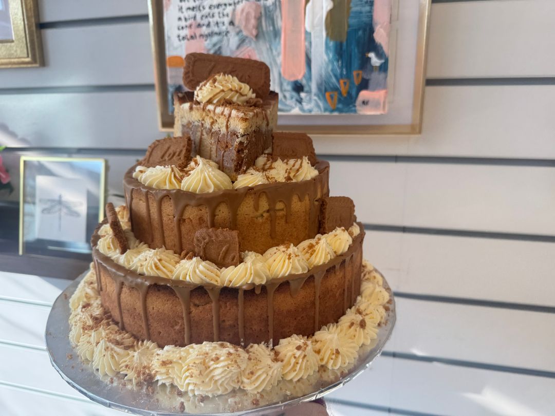 3 tier cookie pie cake 