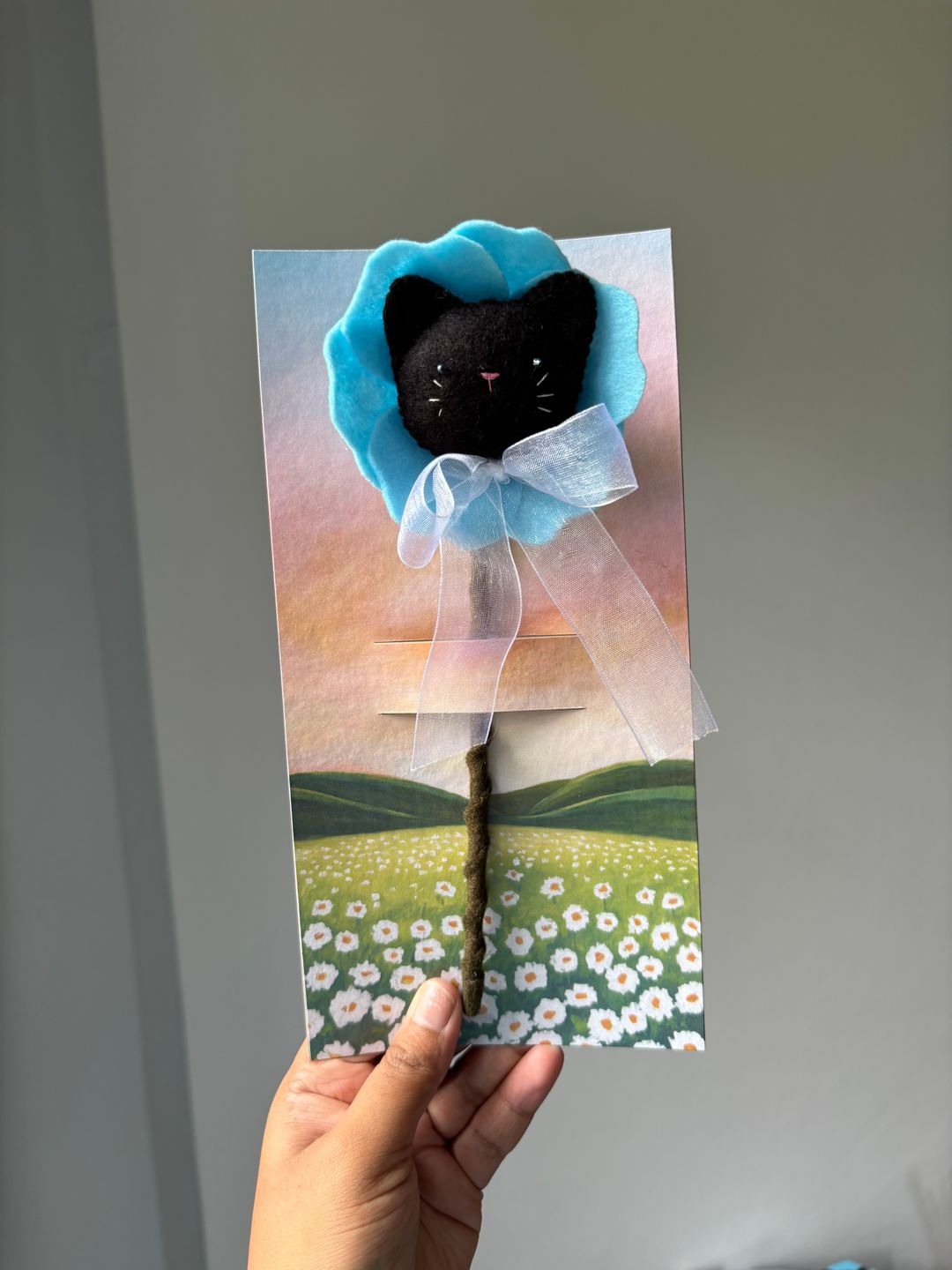 Black cat card