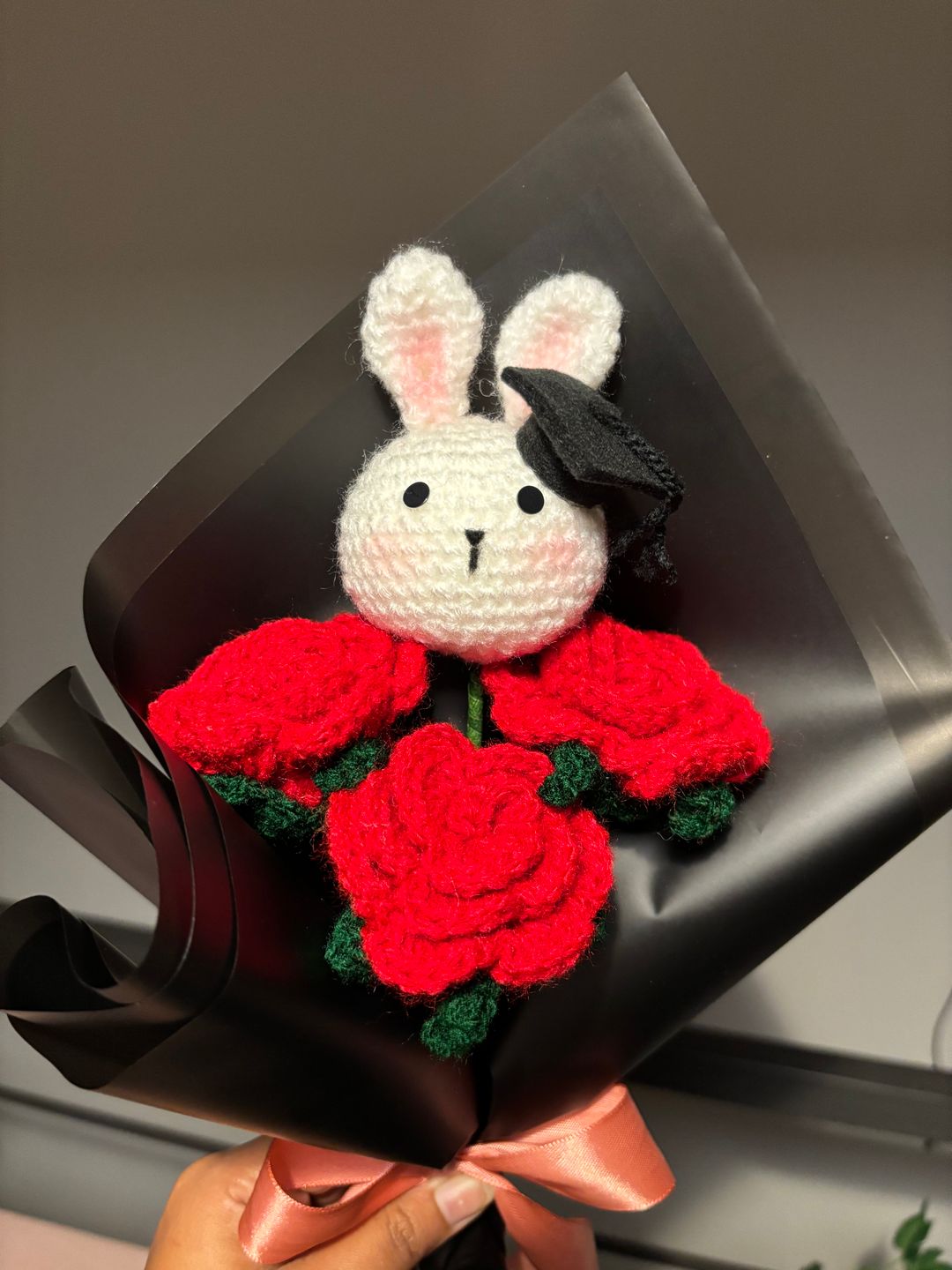Rabbit + Roses graduation bouquet