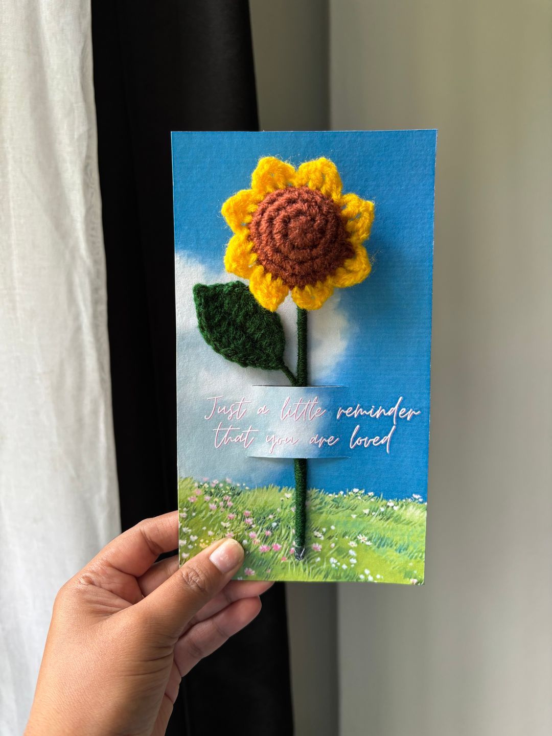 Just a reminder sunflower card
