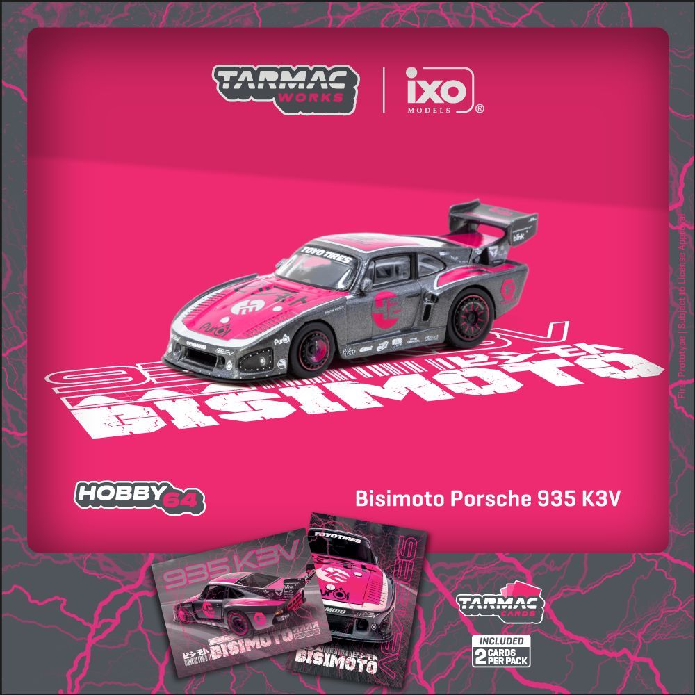 TARMAC WORKS MODEL 1/64 BISIMOTO PORSCHE 935 K3V
