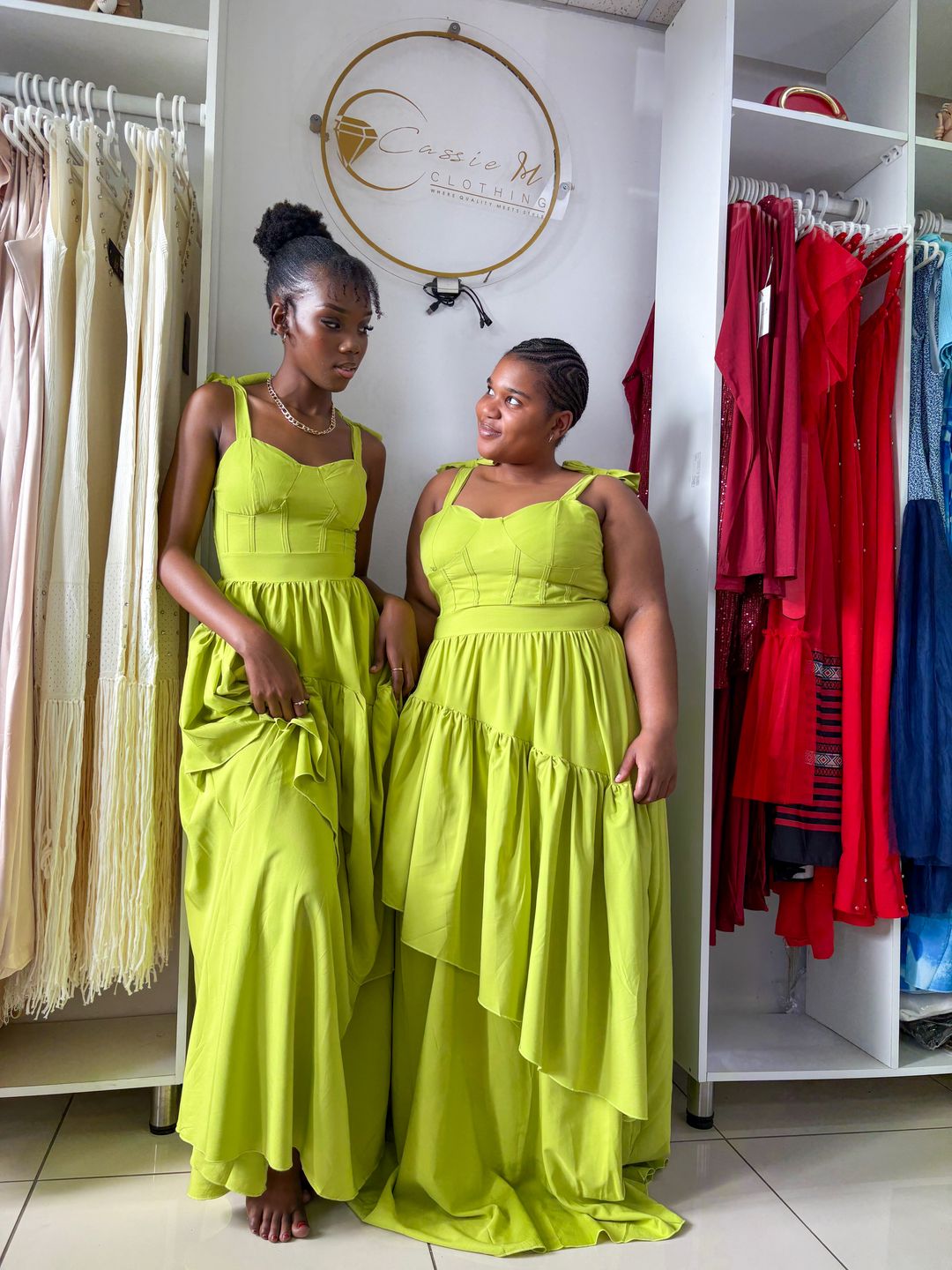 Layered to glam maxi