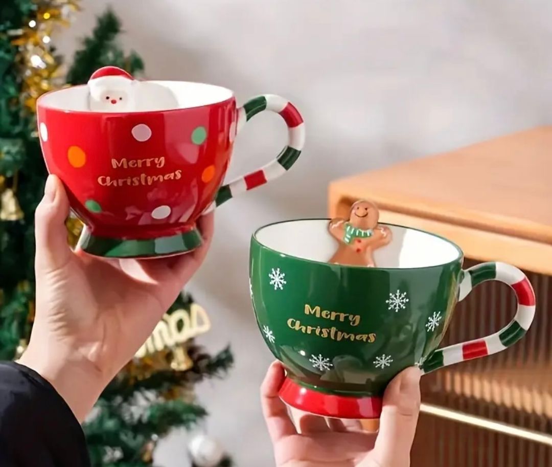 Christmas themed coffee mug