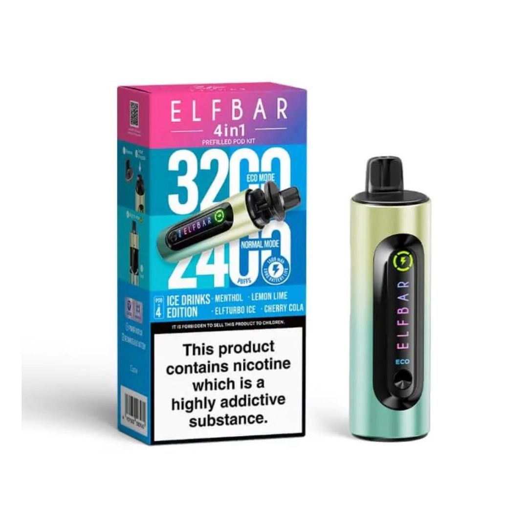 Elfbar 4in1 kit ice drink edition  5 per case