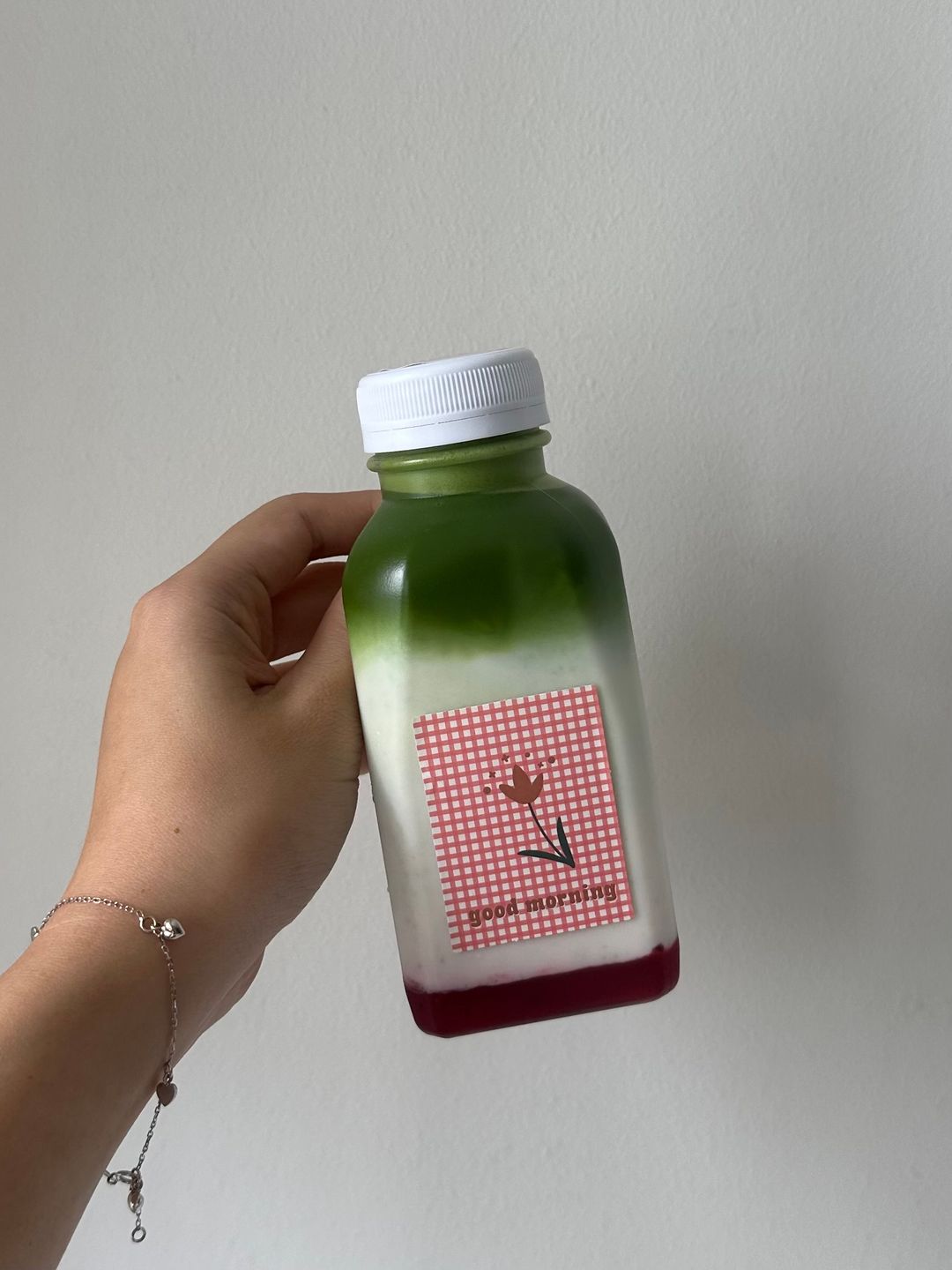 Bottled Matcha Strawberry Latte