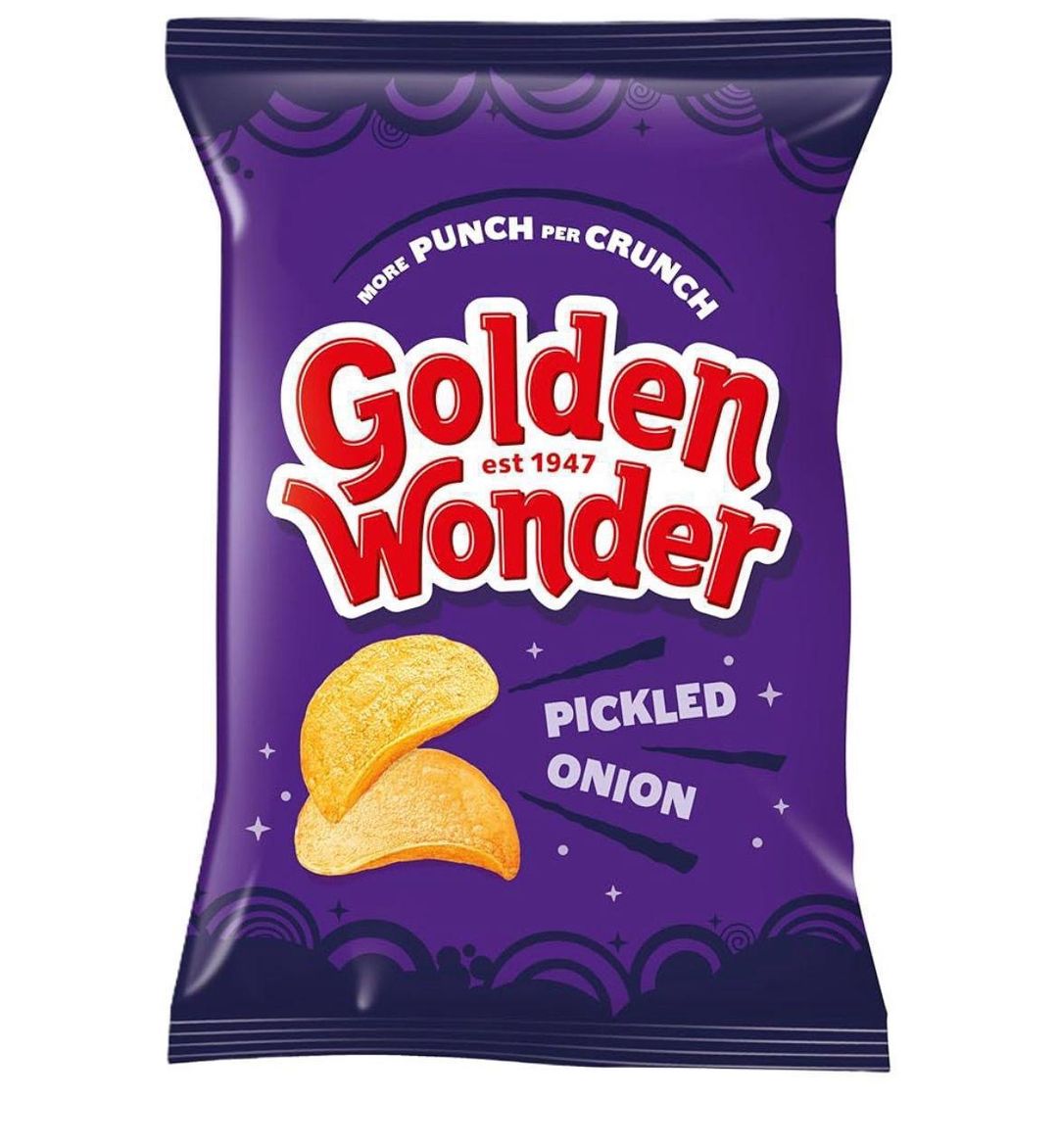 ⭐️REDUCED PRICE⭐️ 2 cases  Golden wonder pickled onion crisps 32x32.5g  BBE 20/09/25 